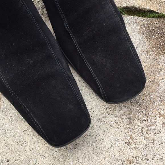 Prada Black Suede Ankle Booties - Picture 3 of 12
